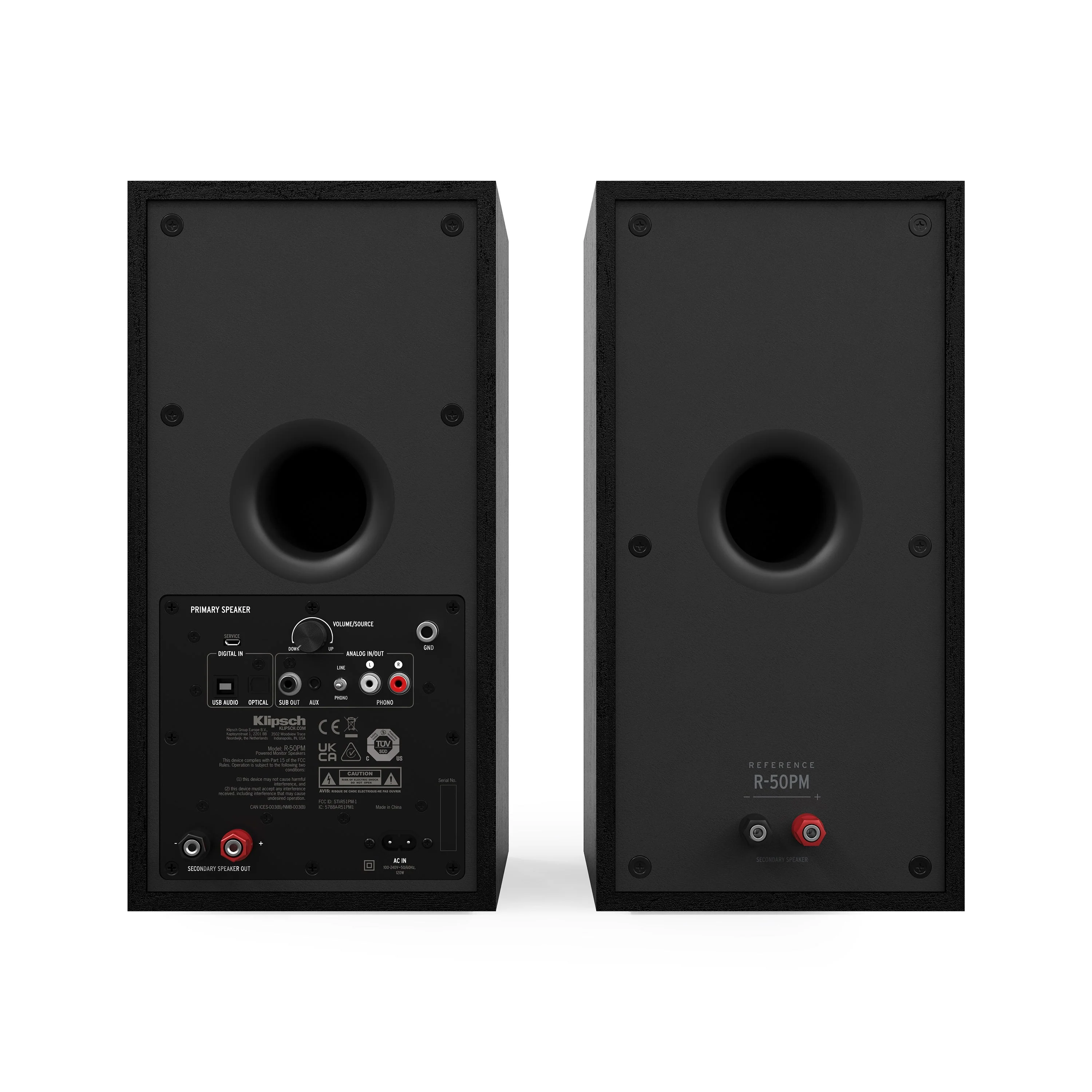 R-50PM 5.25" Two Way Powered Speaker (Pair) - Image 5